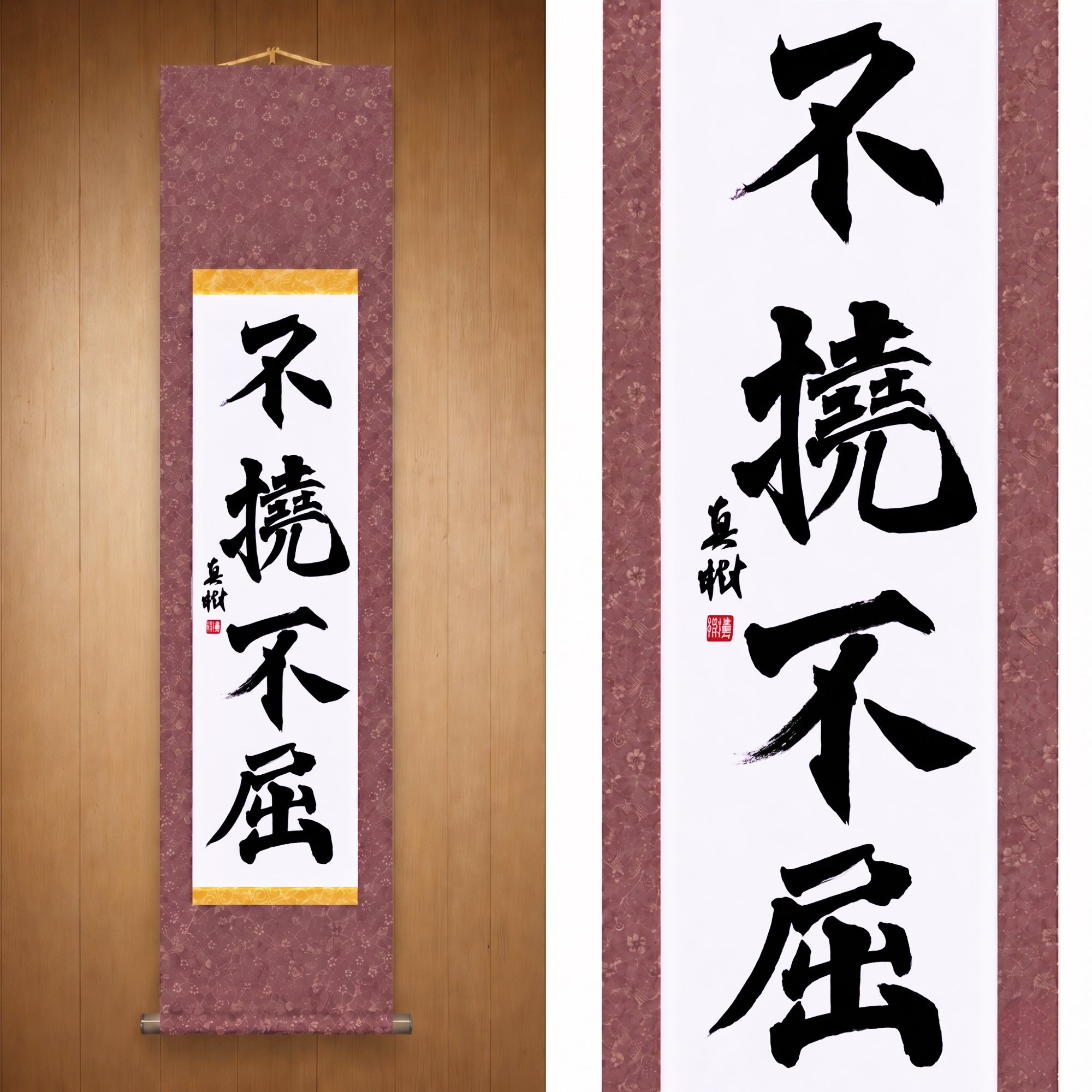 Unerschütterlicher Wille — 不撓不屈 (Futō Fukutsu) von Maki